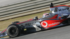 Formula one vehicles racing