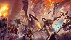 Four armies Dragons Wizards