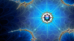 Fractal compass abstract