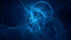 Fractal indigo alkimiya abstract