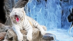 Fractalius white tiger