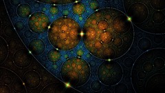 Fractals abstract virus synapse