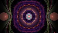 Fractals multicolor lesson digital art