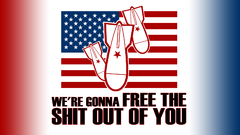 Freedom bombs USA American