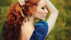Freedom nature woman dress Insomnia faces redheads