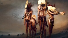 from dust video games artwork mask tribe ubisoft video game art