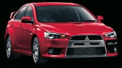 Front black background vehicles 2008 mitsubishi lancer 