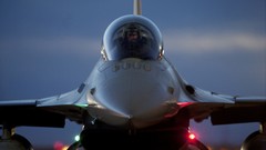 Front f-16 fighting falcon United States Air Force 187th 