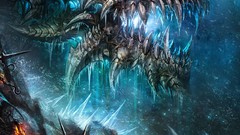 Frost artwork world of warcraft wrath of the lich king Wyrm 