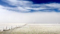 Frosty day in central