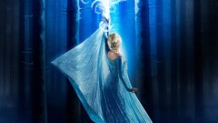 Frozen (movie) fantasy girl Disney Princesses blonde dress