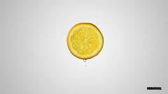 fruit Minimalism Techno tatof lemons Simple Background food