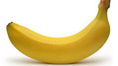 Fruits food bananas white