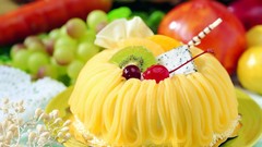 Fruits food desserts kiwi