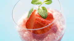 Fruits food desserts strawberries