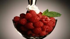 Fruits food raspberries