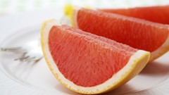 Fruits grapefruits white background