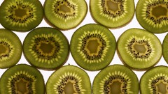 Fruits kiwi white background