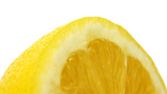 Fruits lemons white background