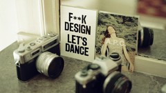 Fuck Cameras dancing swear words vintage cameras