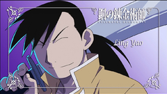 Fullmetal alchemist Ling Yao