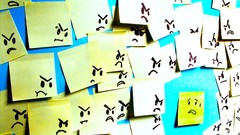 Funny angry post it note