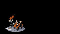 Funny destruction musican