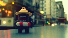 Funny fun cities streets domo Domo-kun bouy