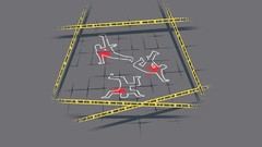 Funny minimalistic breakdancing