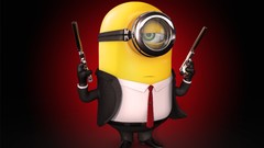 Funny minions character illustration