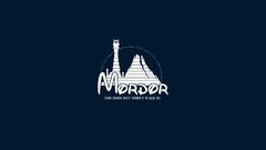 Funny Mordor minimalistic artwork the lord of the rings Disney 