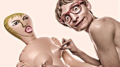 Funny nerd inflatable doll