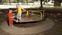Funny playground children