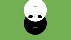 Funny Polar Bears black bear minimalistic panda bears