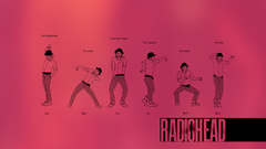 Funny radiohead drawings dancing