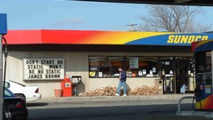Funny Stores gas station