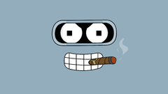 Futurama Bender minimalistic Toon