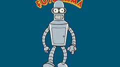 Futurama Bender Simple Background