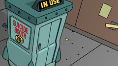 Futurama suicide phone booth