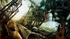 Futuristic digital art science