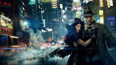 Futuristic dystopia cyberpunk cities