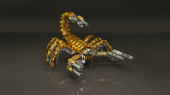 Futuristic scorpions mechanical