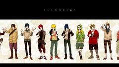 Gaara sai uchiha sasuke inuzuka kiba aburame shino rock lee 