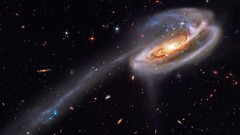 Galaxies outer space tadpole galaxy