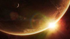 Galaxies planets moon Satellite