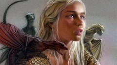 Game of thrones blondes blue eyes artwork Daenerys Targaryen 