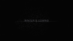 Game of thrones minimalistic Winter is Coming
