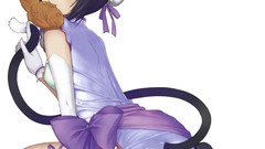 Games ass fish white background gloves Ribbons vertical bows 