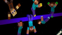 Games minecraft craft fan art Gamers video games Notch swimming 