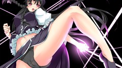 Games Stars black dark fighters hats navel red eyes bows legs 